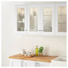 Axstad Glass Door Matt White 18x30 Ikea Glass Kitchen Cabinets New Kitchen Cabinets Kitchen Renovation