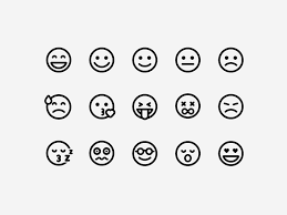 Black And White Emoji Copy And Paste 