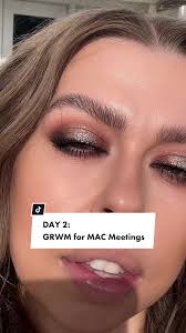 GRWM for Day 2 of our Global @maccosmetics meetings in Miami! It was a full  glitter moment today! #maccosmetics #macvision #mactrend