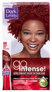 My natural hair is black. Dark And Lovely Go Intense Permanent Hair Color Spicy Red