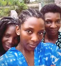 Great photo of actress Genevieve Nnaji and her sisters. Follow Gboah Tv ;  We Reward Our Top Fan Monthly