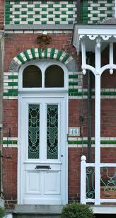 Bruxelles Belgique Avenue Maurice Maison De Style Eclectique Teintee Art Nouveau 1901 Construite Si J Ai Bien Compris Pour Un Professeur De L Universite Beautiful Doors Gorgeous Doors Unique Doors