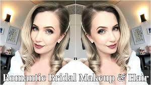 romantic bridal makeup hair tutorial
