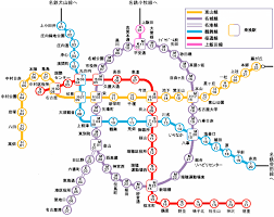 Nagoya Subway Route Map Nagoya Aichi Pref Japan Rode This So Many Times 地下鉄路線図 地下鉄 名古屋 名古屋