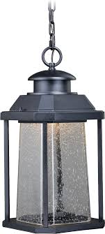 Vaxcel T0311 Freeport Contemporary Textured Black Led Outdoor Lighting Pendant Vxl T0311