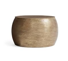 Bermuda Hammered Brass Coffee Table In 2020 Outdoor Coffee Tables Brass Coffee Table Outdoor Accent Table