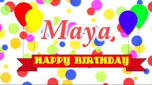 Happy Birthday Maya Song Youtube Dear maya album has 5 songs sung by rashi mal, rekha bhardwaj, harshdeep kaur. happy birthday maya song