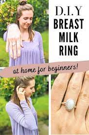 Make your own breast milk jewelry right at home! Diy Breast Milk Ring From Start To Finish Welcome To The Circus