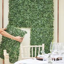 Artificial Foliage Wall Tiles Wedding Backdrop Wedding Etsy In 2021 Flower Wall Backdrop Wall Backdrops Plant Wall