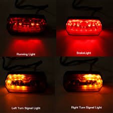 12v Motorcycle Led Brake Rear Tail Turn Signal License Integrated Light Alexnld Com