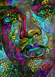 Jardin D Eden Mix Media Acrylique Aluminium Face Girl Woman Portrait 1 Painting Paintings For Sale Buy Paintings