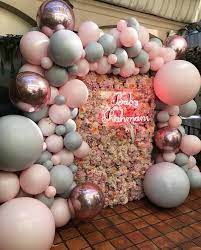 This beautiful balloon wall was made with love bt my students.learn how to make these and more balloon art.join our class and. No Hay Descripcion De La Foto Disponible Birthday Party Decorations Party Balloons Balloons