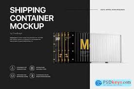 Download Shipping Container Mockup Free Download Photoshop Vector Stock Image Via Torrent Zippyshare From Psdkeys Com