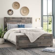 Farmhouse bedroom furniture walker edison arcadia queen size bed frame, brown reclaimed barnwood $ 371.15. Abbey Platform Bed Wayfair