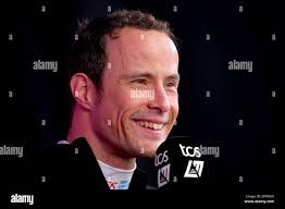 Marcel Hug during a photocall held at the TCS London Marathon media centre  ahead of the TCS London Marathon 2023