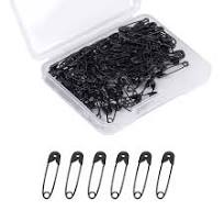120 Pcs 19mm Safety Pins, Mini Black Pins for Art Craft Sewing Jewelry  Making Small Metal Pin for Clothes