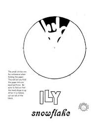 Ily Snowflake Template Asl Asl Sign Language Asl Signs