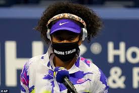 Naomi osaka boyfriend naomi osaka's parents. Naomi Osaka Wears A Breonna Taylor Face Mask Before Us Open Win Over Misaki Doi Aktuelle Boulevard Nachrichten Und Fotogalerien Zu Stars Sternchen