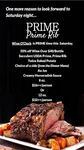 We had the buffalo wings to start… Bentwater Yacht Country Club Calendar Event Prime Prime Rib During A Special Wine O Clock Saturday