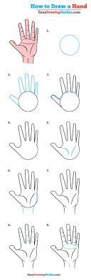 This will form the palm of the hand. How To Draw A Hand Really Easy Drawing Tutorial