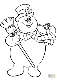 Pick your favorites and print off just those pages, or print them all off and color to your heart's content! Snowman Christmas Coloring Pictures For Kids Drawing With Crayons