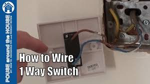 The two way light switch wiring can be implemented by using 2 different methods. How To Wire A 1 Way Light Switch One Way Lighting Explained Youtube
