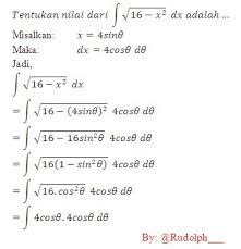 Integral fungsi rasional1 source contoh soal integral tentu tak tentu substitusi parsial source : Contoh Soal Integral Substitusi