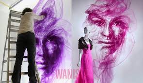 Buat Potret Guna Kain Tulle, Artis Benjamin Shine Paling Kreatif Abad Ini