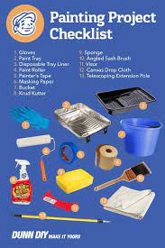 Diy Steps On How To Paint A Room Painting Supplies List Painting Projects Paint Tray