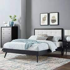 knibbs tufted platform bed wood platform bed platform bed frame bed frame