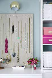 Framed chicken wire jewelry hanger. 15 Jewelry Storage Ideas Diy Jewelry Storage