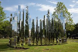 Sculpture, especially when it's large, reinforces a sense of place, forges a depending on the piece you choose, sculpture can require an investment, but your garden and your visitors will thank you. Mirror Labyrinth Besthoff Sculpture Garden New Orleans Museum Of Art
