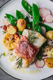 Kabeljau In Sudtiroler Speck G G A Vom Blech Rezept Sudtiroler Speck Speck Kabeljau