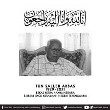 Kuala lumpur, jan 16 ― former lord president tun mohamed salleh abas died at 3.20am today, a day after he was. Jgyc4z Jcdwrum