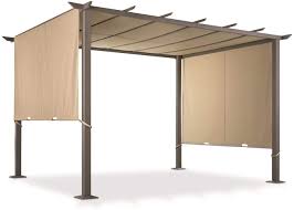 Maybe you would like to learn more about one of these? Amazon Com Castlecreek 12 X 10 Pergola Gazebo With Retractable Walls Garden Outdoor