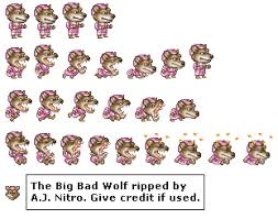 Big bad wolf is the best playable character in shrek 2. Game Boy Advance Shrek Hassle At The Castle Big Bad Wolf The Spriters Resource