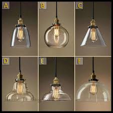 Ac100 240v Lustre Classic Vintage Light Cafe Creative Glass Pendant Bar Lamp Clothing Store Fixtur Light Bulb Chandelier Glass Pendant Light Bulb Pendant Light