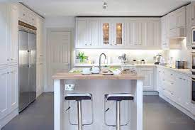With its warm light grey undertones, skimming stone is extremely versatile and particularly suited to soothing bedroom schemes. Skimming Stone Kitchen Cabinets Blackrock Noel Dempsey Design