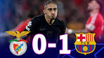 BENFICA 0-1 BARCELONA, UEFA CHAMPIONS LEAGUE ... - YouTube
