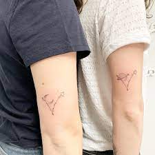 120 Zodiac Sign Tattoos That Will Make You Go Starry Eyed Friend Tattoos Matching Best Friend Tattoos Best Friend Tattoos
