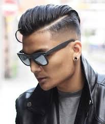 Asians have got hairstyles for all hair types; Mid Fade Comb Over Asian The Best Drop Fade Hairstyles