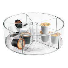 Black And Mild Wine Plastic Tip Plastic Kitchen Pantry Lazy Susan Turntable Storage 11 5 Diameter In White By Mdesign In 2020 Kitchen Pantry Lazy Susan Pantry