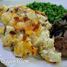 Leftover Baked Potato And Bacon Casserole Leftover Baked Potatoes Bacon Casserole Baked Potato Recipes