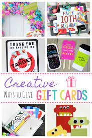 Maybe you would like to learn more about one of these? 16 Fun Creative Ways To Give Gift Cards Fun Squared Gift Card Presentation Birthday Gift Cards Unique Gift Cards
