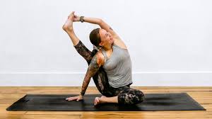 Compass pose yoga