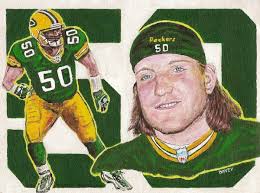 AJ Hawk --Big #50 by David Hipwell