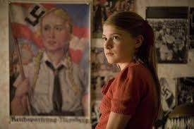 Gretel Is Bruno S Snarky Know It All Older Sister Whom Bruno Refers To As A Hopeless Case She Develops A Boy In Striped Pyjamas Striped Pyjamas Girl Movies