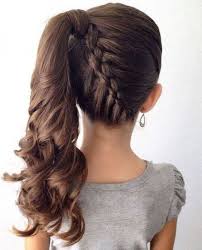 Trendy Hairstyles For Kids With Long Hair Daughters 64 Ideas Girls Hairstyles Braids Braided Ponytail Hairstyles Hair Styles