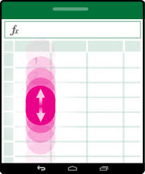 Panduan Sentuh Excel Untuk Android Excel Untuk Android