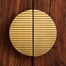 Equally as versatile in its application on doors and cabinetry. Brass Half Moon Handles Gold Stripe Door Handles Modern Gold Door Handles Gold Door